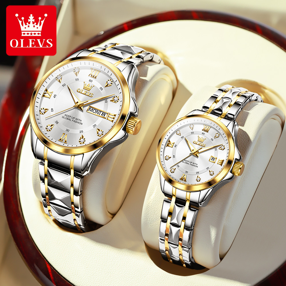 Luxury Watch Wallpaper - OLEVS 2906 Orologio da coppia Orologio