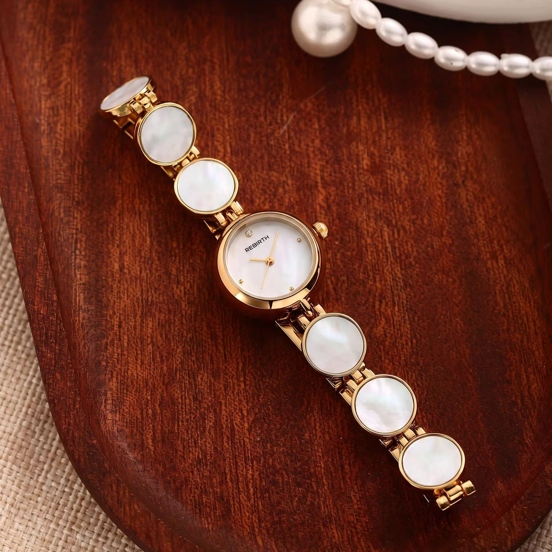 Luxury Watch Gold - Orologio al Quarzo da Donna di