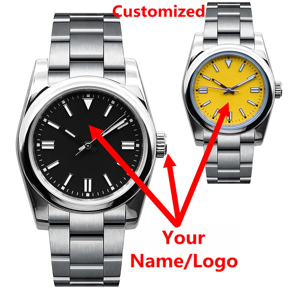 Luxury Watch Uk - Orologio da uomo con logo personalizzato,