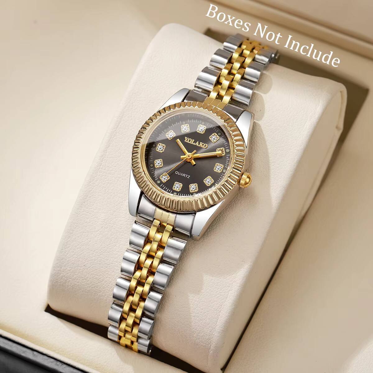 Luxury Watch Case Travel - Orologio da donna al quarzo con