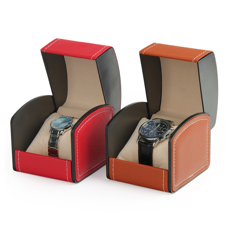Luxury Watch Case Travel - Espositore per orologi in pelle PU