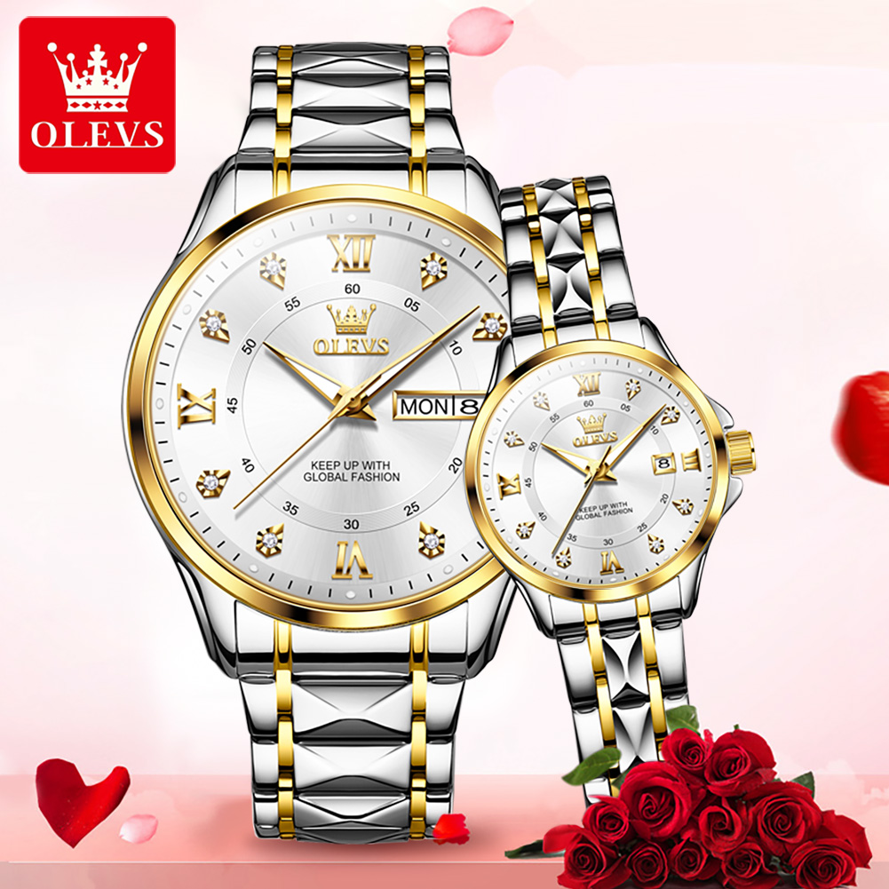 OLEVS 2906 Orologio da coppia  - Luxury Watch Wallpaper recensione e prezzo