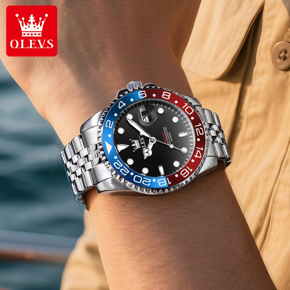 OLEVS 5657 Orologio da Uomo Or - Luxury Quartz Watch Brands recensione e prezzo