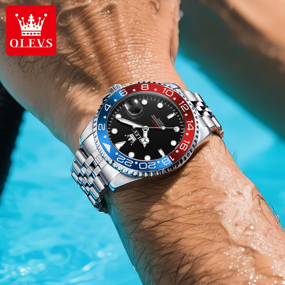 OLEVS 5657 Orologio da Uomo Or - Luxury Quartz Watch Brands recensione e prezzo