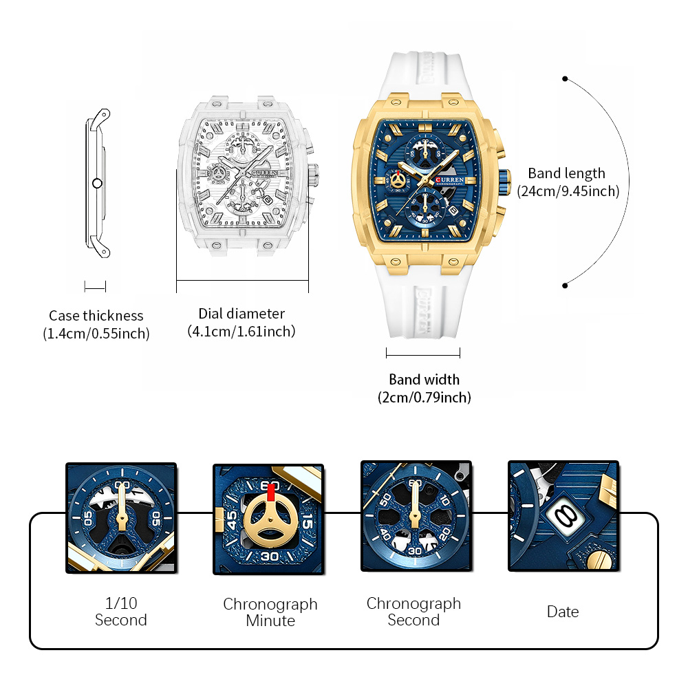 CURREN Orologio vintage di lus - Luxury Watch Uk recensione e prezzo