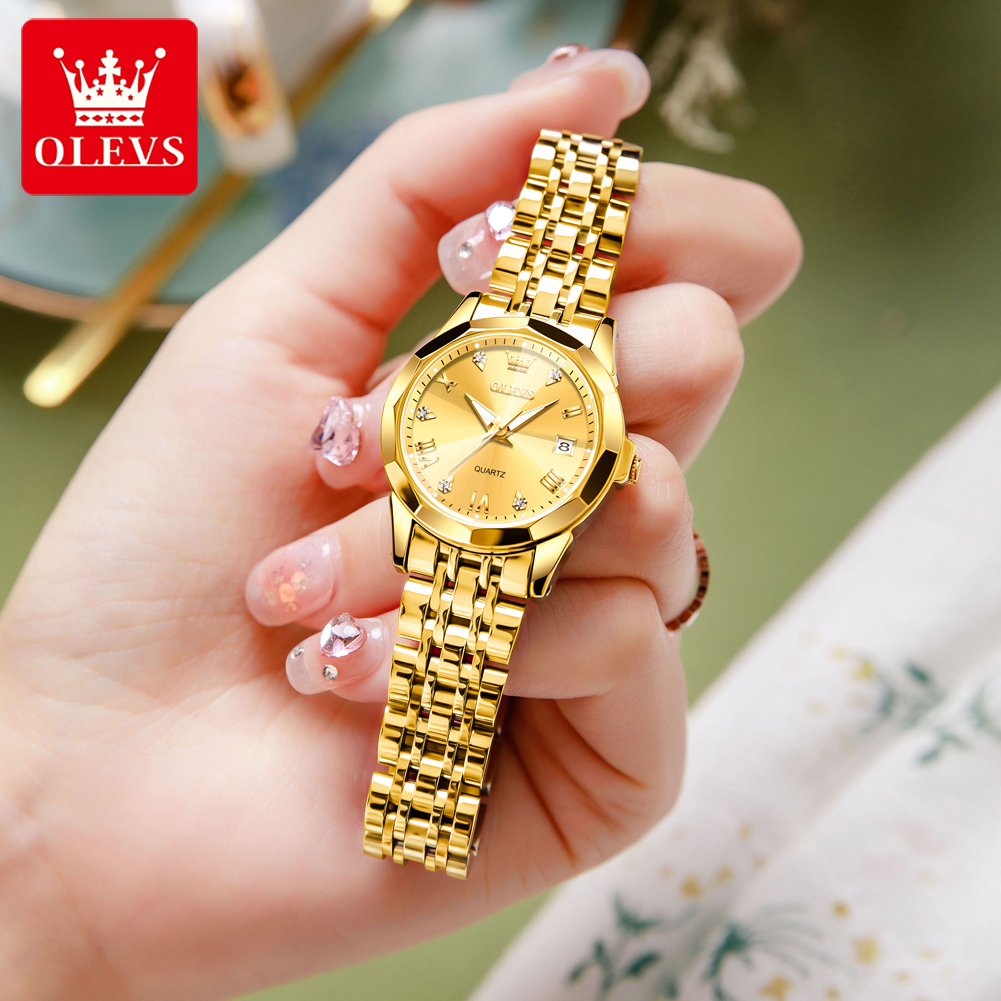 OLEVS Orologio dorato alla mod - Luxury Watch Gold recensione e prezzo